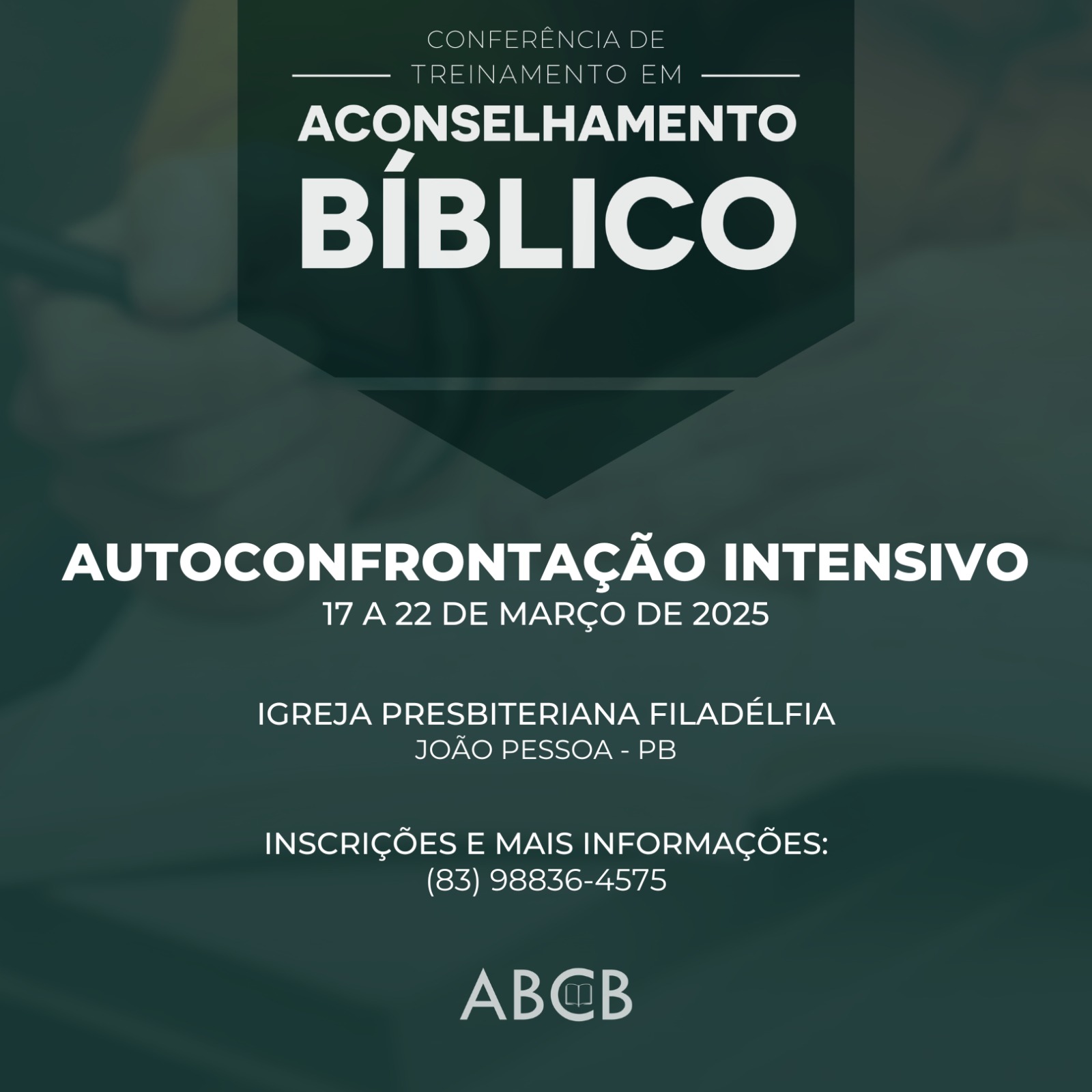 Conferência de Treinamento em Aconselhamento Bíblico